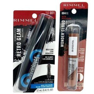 Rimmel Retro Glam Waterproof Mascara and Whipped Eyeshadow